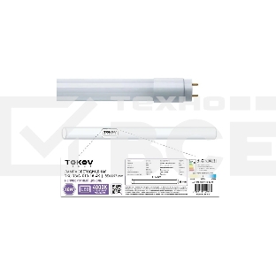 Лампа светодиодная TOKOV ELECTRIC 18 Вт линейная T8 4000К G13 176-264В