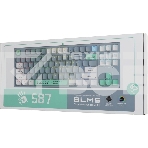 Клавиатура проводная A4Tech Bloody S87 Energy USB серый/зеленый, фото3