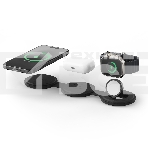 Переносное зарядное устройство Satechi Qi2 OntheGo 3-in-1 Wireless Charger, черный, фото 1