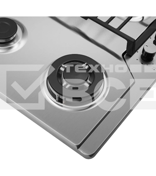 Газовая варочная панель Maunfeld EGHS.64.73CS/G, 4 конфорки, нержавеющая сталь, серебристый