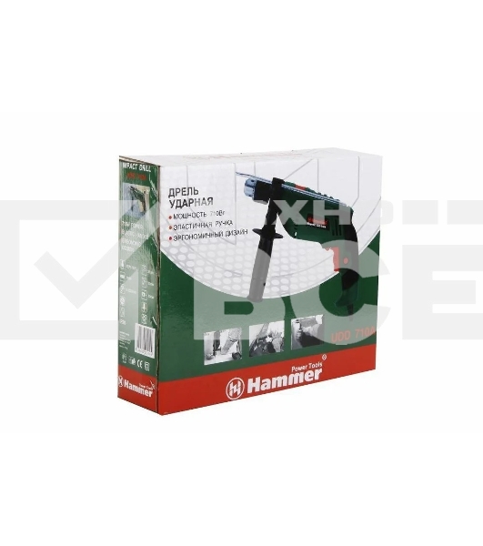 Дрель ударная Haммer Flex UDD710A 28439 111-008 710Вт 13мм 0-3000об/мин реверс