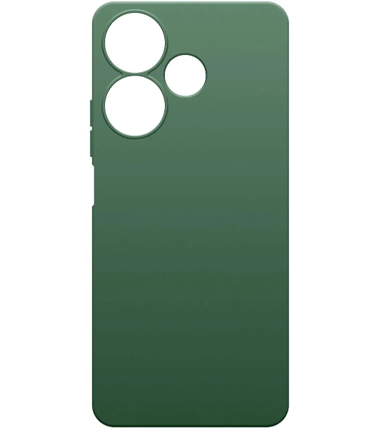 Чехол (клип-кейс) BoraSCO для Xiaomi Poco M6 4G Silicone Case зеленый опал (73629)