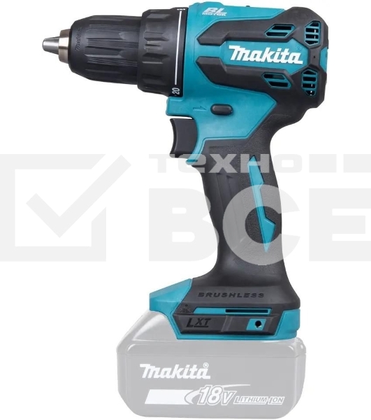 Дрель-шуруповерт Makita DDF490Z, без АКБ, без ЗУ