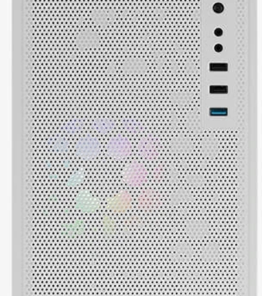 Корпус mATX AeroCool CS-109-G-WT-v1 4711099472383 белый, без БП, USB 3.0, 2*USB 2.0, HD Audio