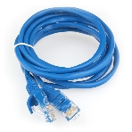 Патч-корд CCA light UTP Гарнизон PC-UTP-5e-2-B cat.5e, 2м, литой, многожильный синий, фото 1