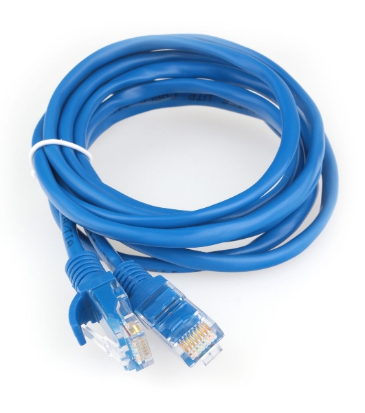 Патч-корд CCA light UTP Гарнизон PC-UTP-5e-2-B cat.5e, 2м, литой, многожильный синий