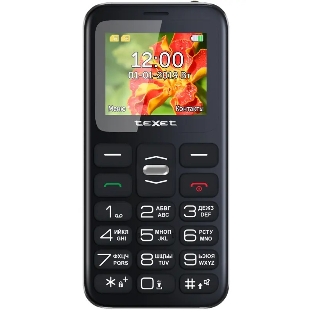 Мобильный телефон teXet TM-B209 черный