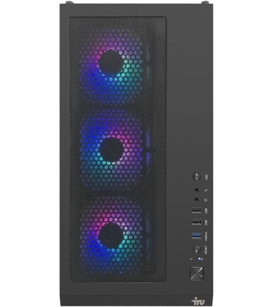 Компьютер IRU Tactio 520B6GP TWR Ryzen 5 7600 (3.7) 32Gb SSD 1Tb RTX 5060 8Gb FreeDOS GbitEth 750W черный (RUS) (2130958)