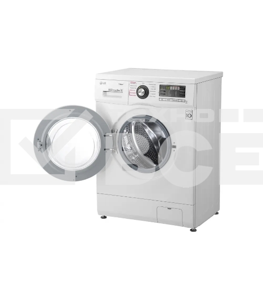 Стиральная машина LG F1296NDS0 белый, загрузка фронтальная 6 кг, 1200 об/мин., класс: А
