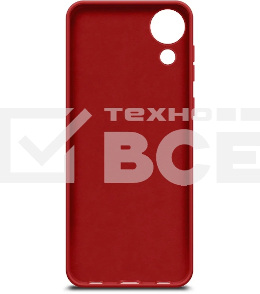 Чехол (клип-кейс) BoraSCO Microfiber Case для Samsung Galaxy A03 Core красный
