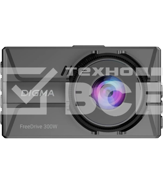 Видеорегистратор Digma FreeDrive 300W черный 4Mpix 1400x2560 130гр.
