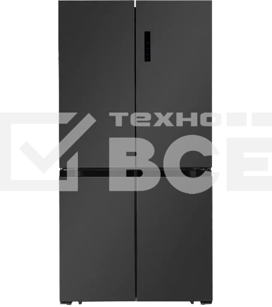 Холодильник LEX LCD505MgID серый трехкамерный 321/144л морозилка снизу, No Frost, Side by Side