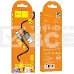 Кабель Hoco X86 Micro Spear USB (m)-micro USB (m) 1м черный коробка, фото3
