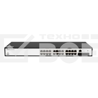 Управляемый коммутатор SNR уровня 2+, 24 порта 10/100/1000Base-T с поддержкой POE, 4 порта 1/10G SFP+, бюджет POE 370W
