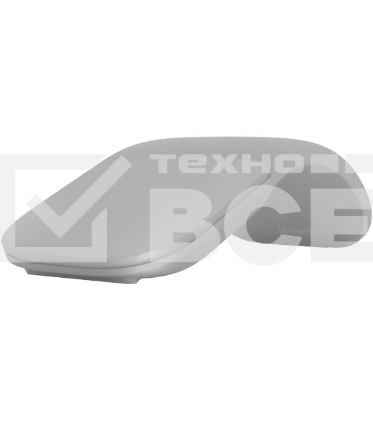 Мышь беспроводная Microsoft Surface Arc Mouse серый, 1000 dpi, Bluetooth, кнопки - 2