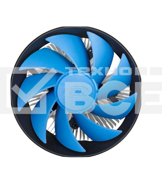 Кулер для процессора DEEPCOOL GAMMA ARCHER V2 синий, 120 мм, алюминий, 1600 об/мин, 26.1 дБ, 3 pin, 95 Вт, 65.5 мм