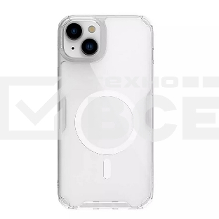 Чехол Nature TPU Pro Magnetic Case, белый, (AP IP15)