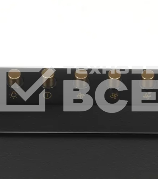 Вытяжка настенная Gorenje WHC63CLB, ширина 60 см, 650 м3/ч, Отвод воздуха и рециркуляция, цвет: антрацит