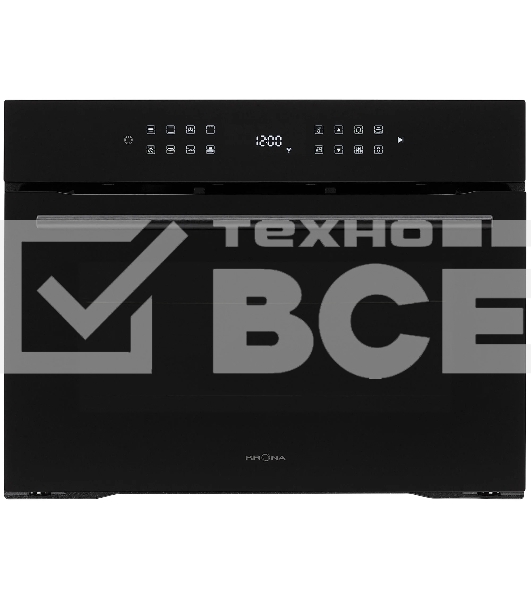 Духовой шкаф электрический Krona ONYX 45H BL/BL чёрный