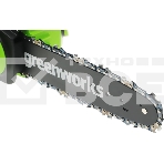 Цепная пила аккумуляторная GreenWorks G24CS25K4, 24V, 25 см, c АКБ 4А·ч и ЗУ (2007707UB), фото7
