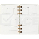 Еженедельник Moleskine ACADEMIC SPIRAL DHSPK5212AMWH3 Large 150х210мм 200 стр. кремовые страницы спираль киви, фото8