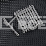 Набор двухсторонних бит 10 шт Deli DL6902 PH2x65мм, сталь S2 с твердостью 58-60HRC, пласт.кейс, фото2