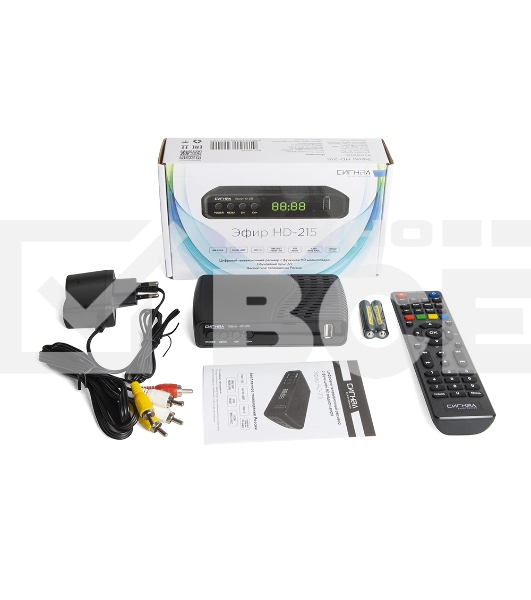 Ресивер ЭФИР HD-215 DVB-T2/DOLBY DIGITAL/WI-FI/дисплей