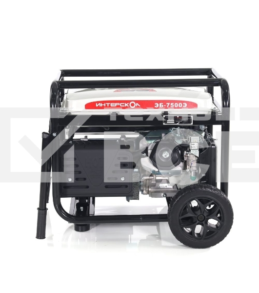 Электрогенератор бензиновый Интерскол ЭБ-7500Э, 6.5 кВт, 90 дБ, 95 кг