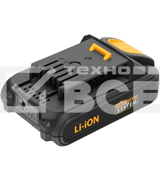 Батарея аккумуляторная Denzel IB-18-2.0, Li-Ion, 18 В, 2,0 А·ч