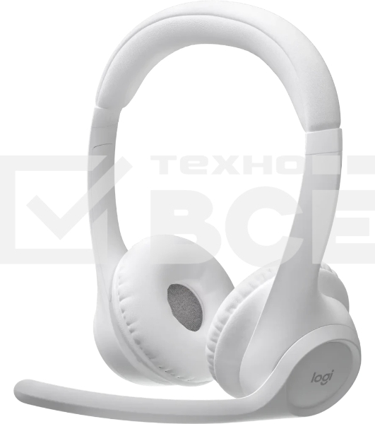 Гарнитура Logitech Zone 300 белый, беспроводная, Bluetooth, до 16 ч