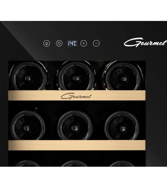 Винный шкаф Libhof GM-15 черный, 40 л, 1 отсек, 15 бут., класс A