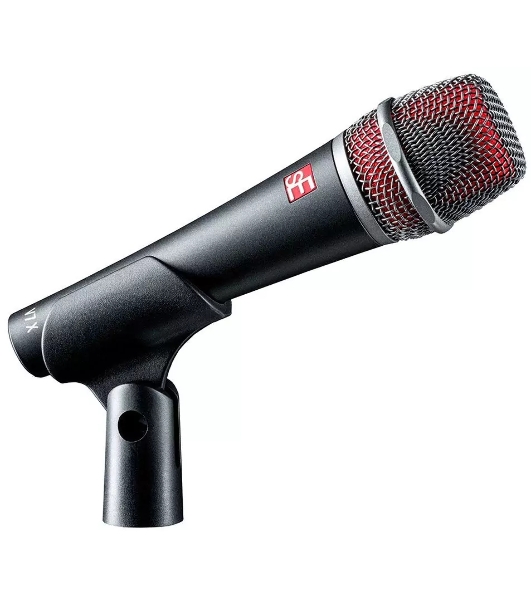Микрофон динамический sE Electronics V7 X инструментальный, 30 Гц - 19 кГц, суперкардиоида, комплектация: микрофонный держатель, адаптер с резьбой, ветрозащита, чехол на молнии