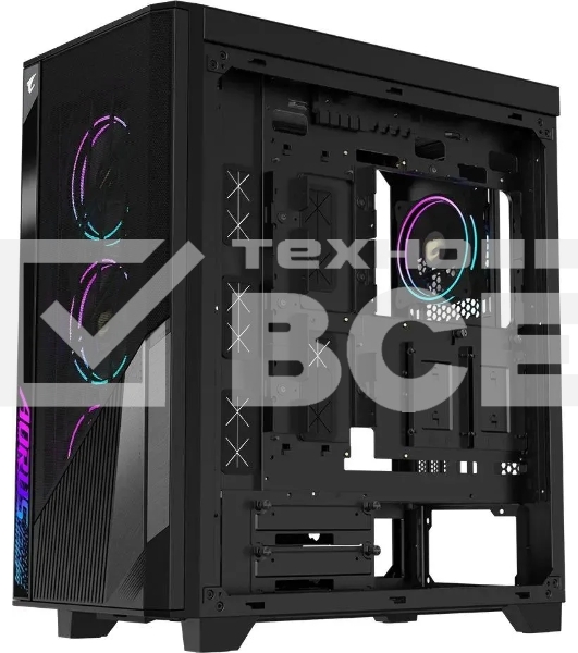 Компьютерный корпус Gigabyte AORUS AС500G черный без БП ATX 4x120mm 4x140mm 2xUSB3.0 1xUSB3.1 audio bott PSU