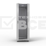 Шкаф серверный NTSS Премиум NTSS-R47U60100GS, напольный 47U 600x1000мм пер.дв.стекл металл 900кг серый 2210мм IP20, фото 1