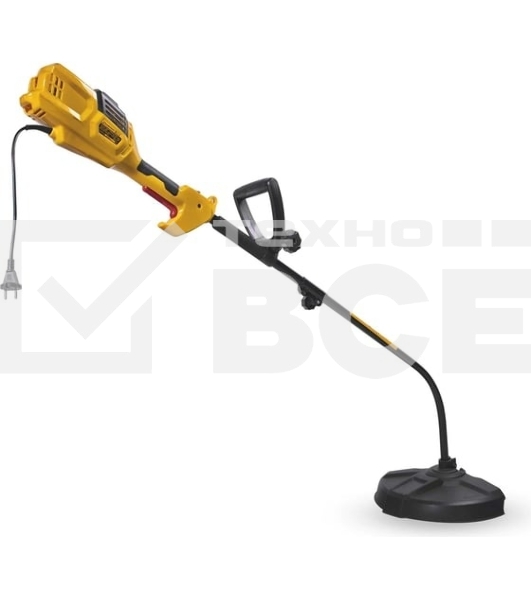 Триммер электрический CHAMPION ET1003A 1000Вт 35см верхний двиг., изогнутая разъемная штанга 3.9кг