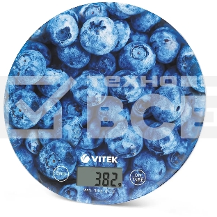 Весы кухонные электронные Vitek Metropolis VT-8021 10 кг, рисунок