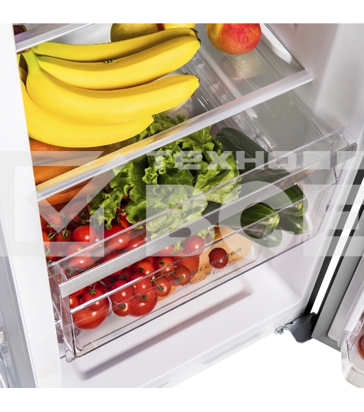 Холодильник Maunfeld MFF177NFB Slim Inverter черный двухкамерный 352/198л морозилка слева, No Frost, Side by Side