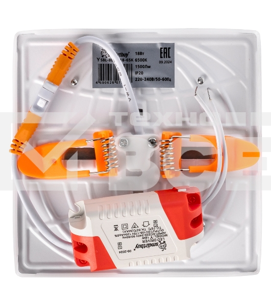 Безрамочный светильник Smartbuy (SBL-BDLS-18-65K) 18W/6500К