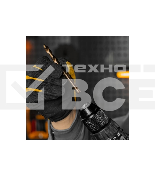 Сверло по металлу Denzel 8,5 мм, HSS Co-8%