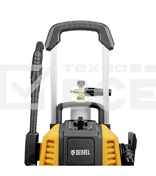Моечная машина высокого давления Denzel R-230iD, 3300 Вт, 230 бар, 600 л/ч, асинх. двиг., бараб.
