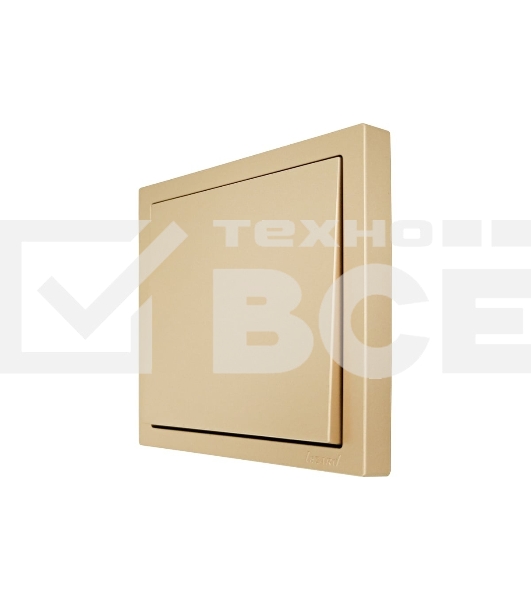 Выключатель 1-кл. СП ZIMA IP20 10А безвинт. зажим зол. LEZARD 704-3688-100QC