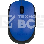 Мышь беспроводная Logitech M171 синий, 1000 dpi, радиоканал, USB, кнопки - 3, фото15