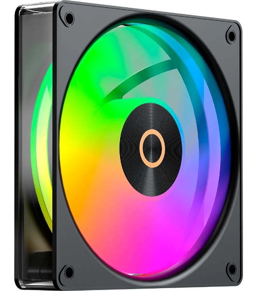 Вентилятор для корпуса Ocypus Gamma F12 Elite BK ARGb REVERSE BLADE, 120x120x25mm, 4-PIN PWM, 600-1800 RPM, 26 DBA MAX, HYDRO BEARING