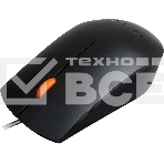 Мышь проводная Lenovo 300 черный, 1600 dpi, USB, кнопки - 3, фото4