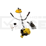 Триммер Champion Т333-2 (2 коробки) разъемн. вал(Мощность 0.9/1.23 кВт/л.с., объем двигателя 32,6 см3, вес 7.2кг, бак 0,85л, используемая леска 1,6-3.0мм, рукоятка U-образная, прямая/разъемная штанга, ширина среза (леска/нож) 400/255, длина штанги 1343 мм.), фото5