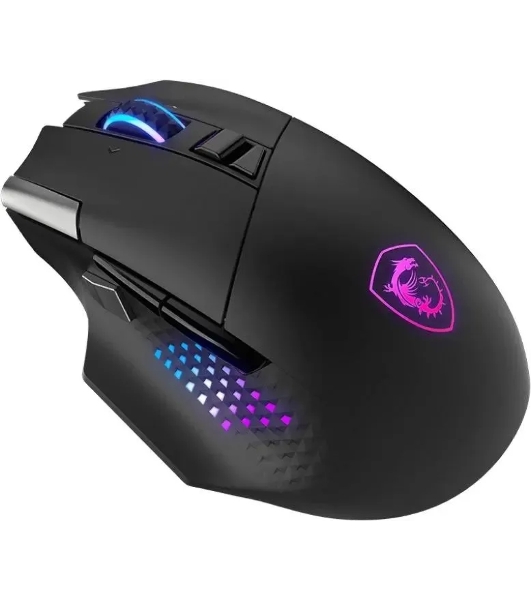 Мышь MSI VERSA PRO W черный оптическая 26000dpi беспров. BT/Radio USB (S12-4301340-CLA)
