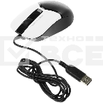 Мышь проводная A4Tech Fstyler FM12 белый/черный, 1200 dpi, USB, кнопки - 3, фото4