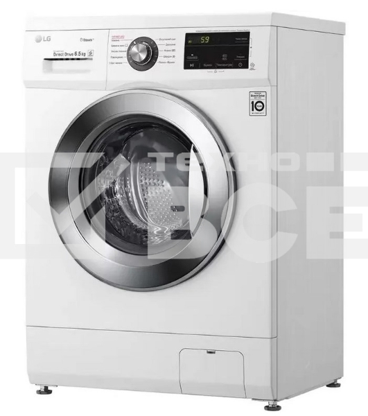 Стиральная машина LG F2J3WS2W белый, загрузка фронтальная 6,5 кг, 1200 об/мин., класс: А
