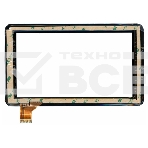 Сенсорное стекло (тачскрин) для Digma iDj7n (30 pin), черное, фото 1