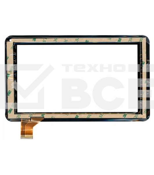 Сенсорное стекло (тачскрин) для Digma iDj7n (30 pin), черное